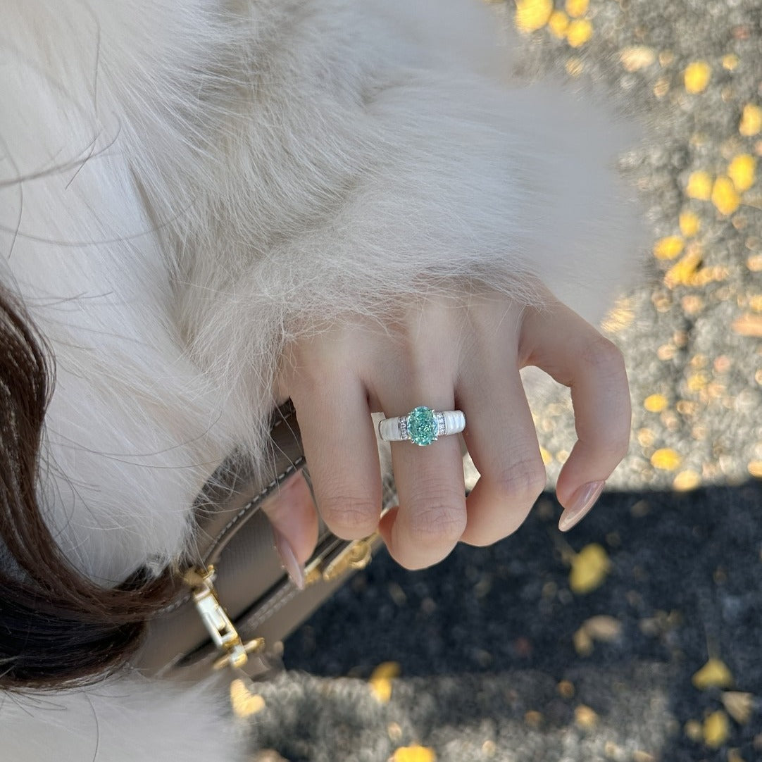 Shell Entire Sterling Sier Gold-plated Closed Diamond Rings