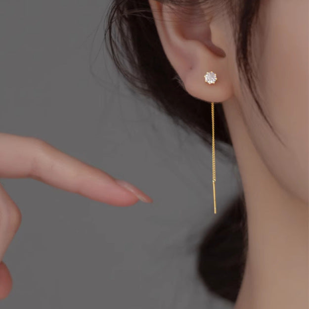 Ear Lines Niche Design Sweet Fresh Temperament Earrings