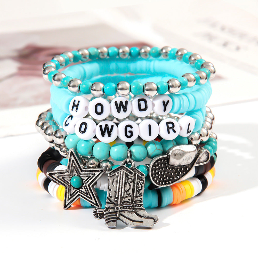 Head Cactus Suit Bohemian Western Cowgirl Bracelets