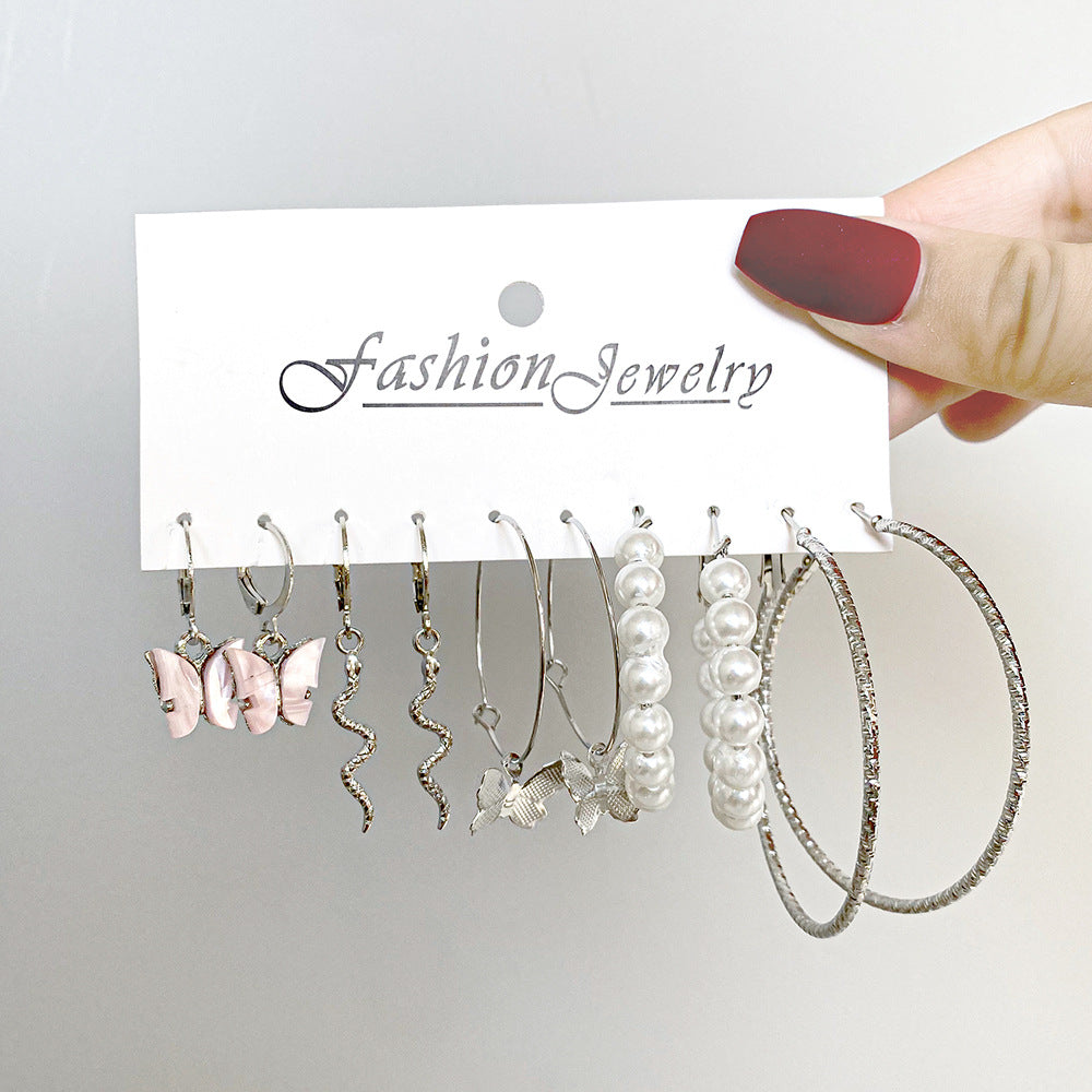 Metal Alloy Suit Geometric Diamond Creative Simple Earrings