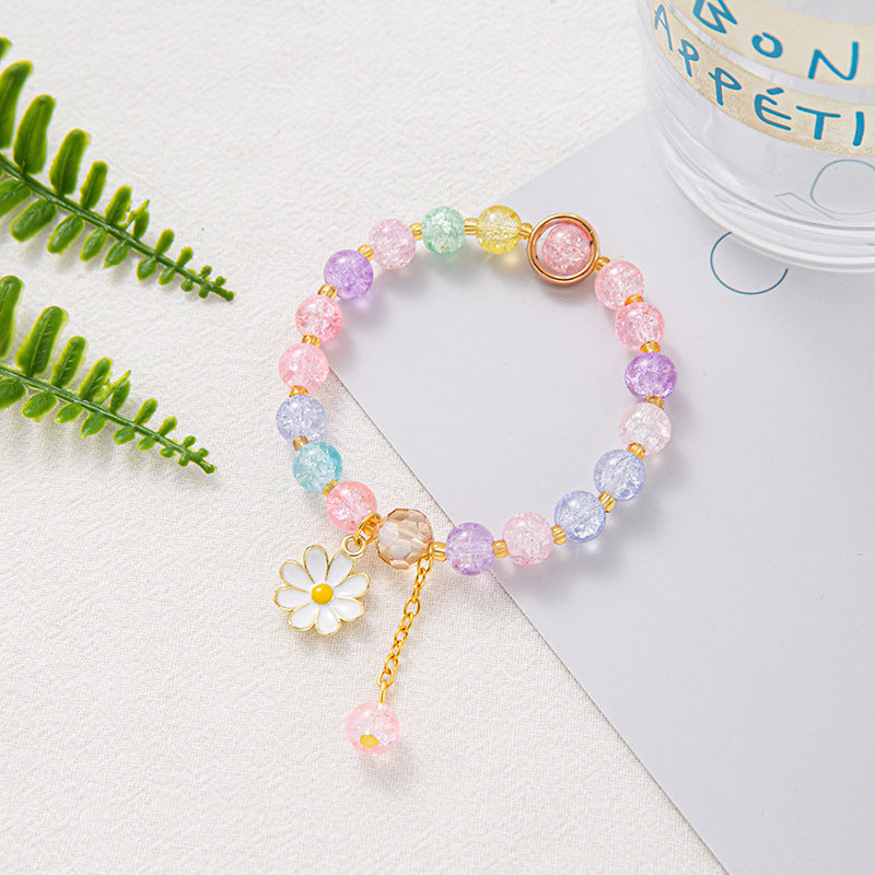 Fresh Hot Flower Crystal Daisy Sweet Bracelets
