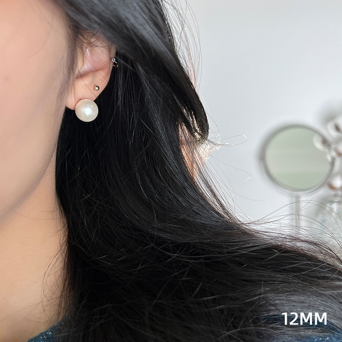 Women's Style High-grade Pearl For Sterling Sier Earrings