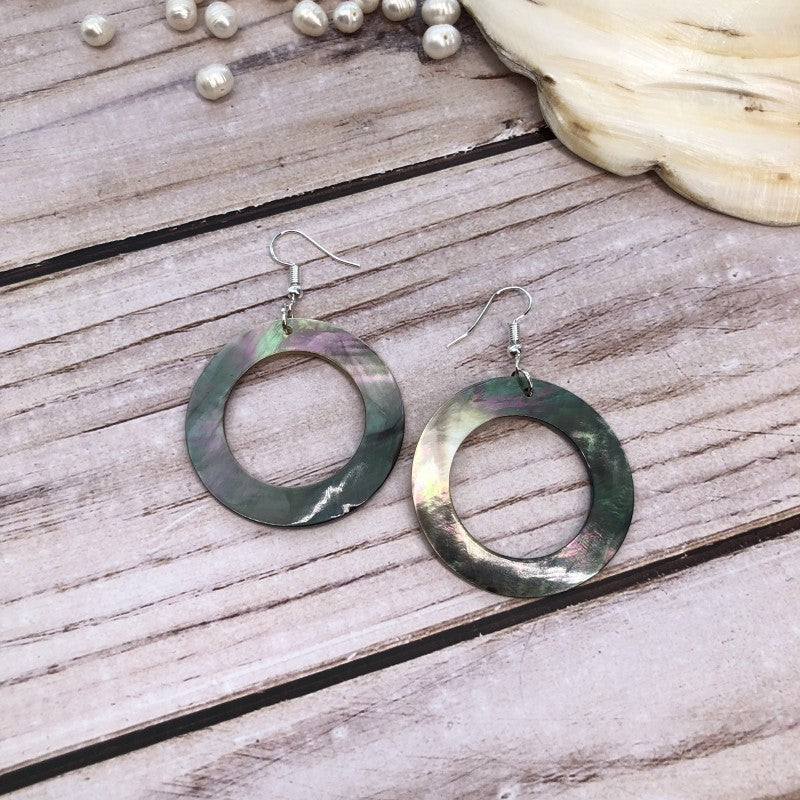Natural Simple Shell Fashion Grandeur Personality Earrings