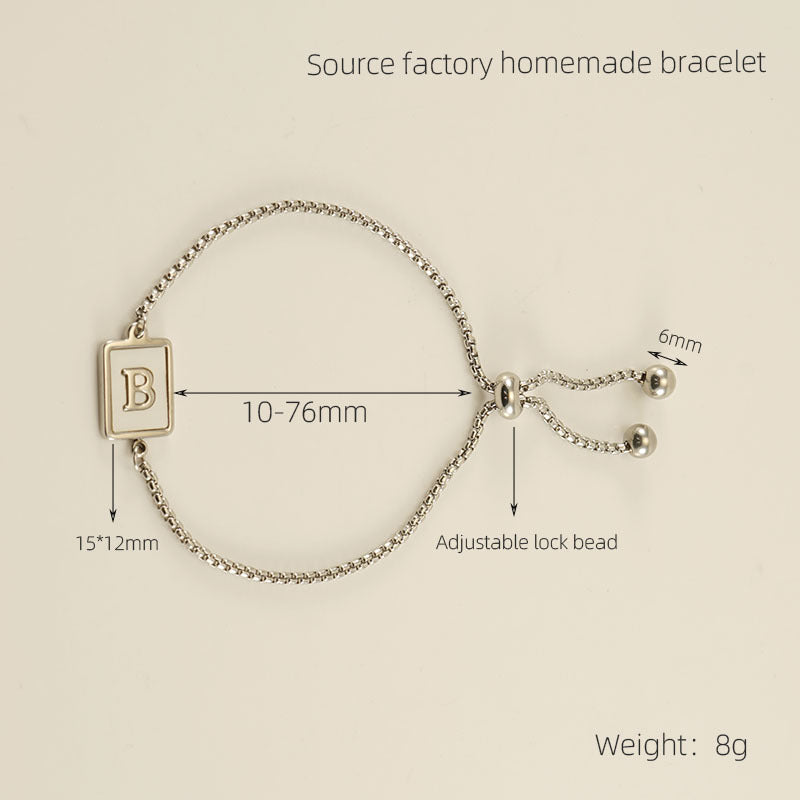 Titanium Steel Natural Shell Fashion Simple Bracelets