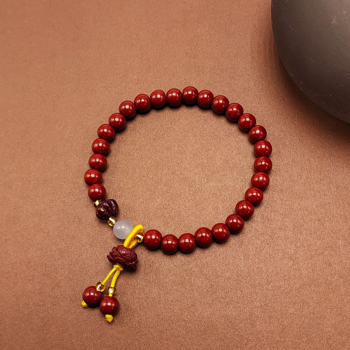 Style Cinnabar For Tassel Design Single Bracelets
