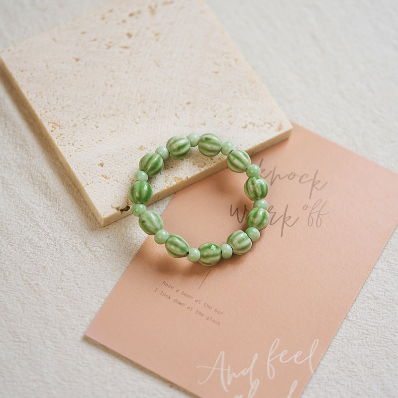 Ceramic Female Summer Versatile Ancient Style Bracelets