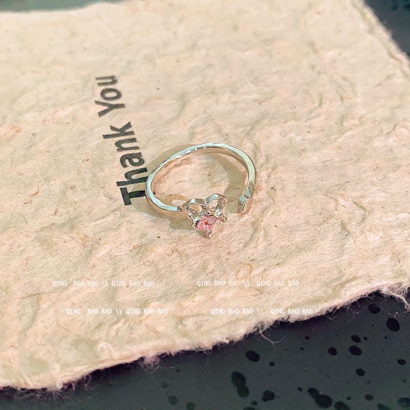 Niche Design Female Temperament Wild Personality Rings