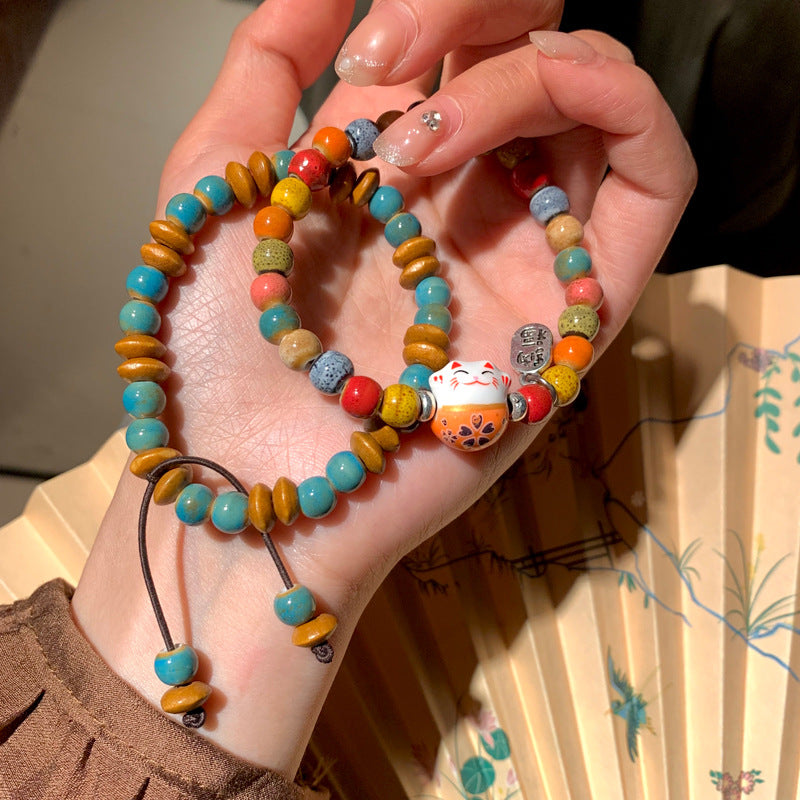 Niche Personality Colorful Ethnic Style Girlfriends Bracelets