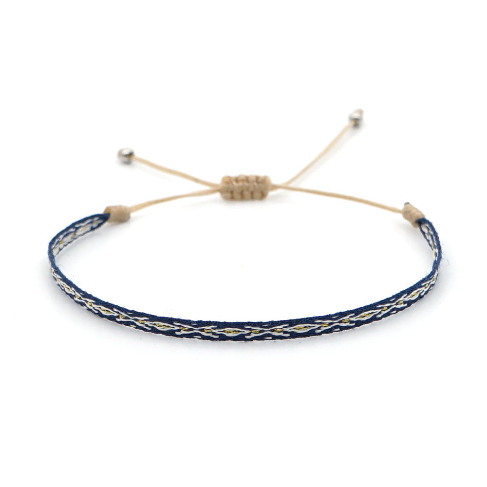 Women's South American Columbia Ethnic Style Webbing Bracelets