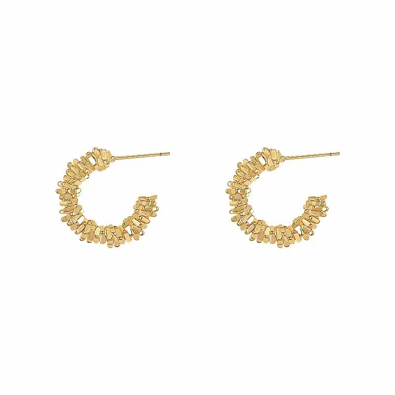 Women's Metal Cold Style Shaped Temperament Entry Lux Fashion Earrings
