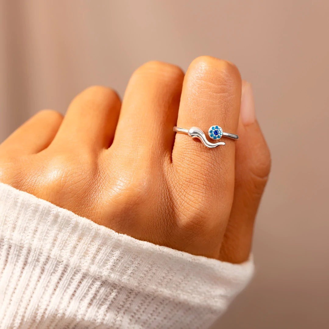 Simple Evil Magic Eye Female Fashion Rings