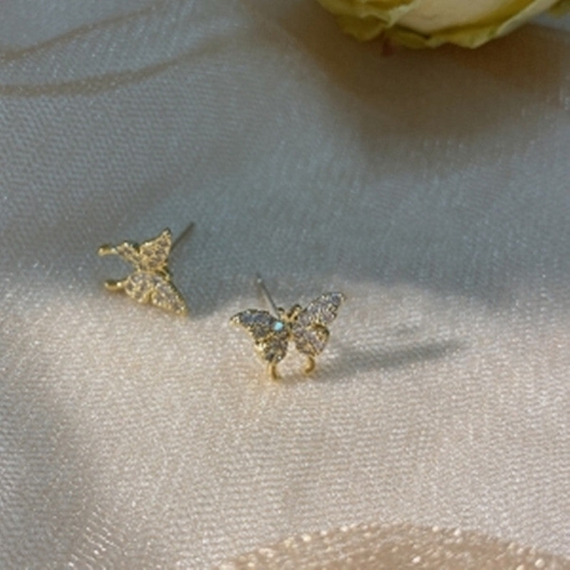 Women's Fashionable Light Luxury Butterfly Design High-grade Rings