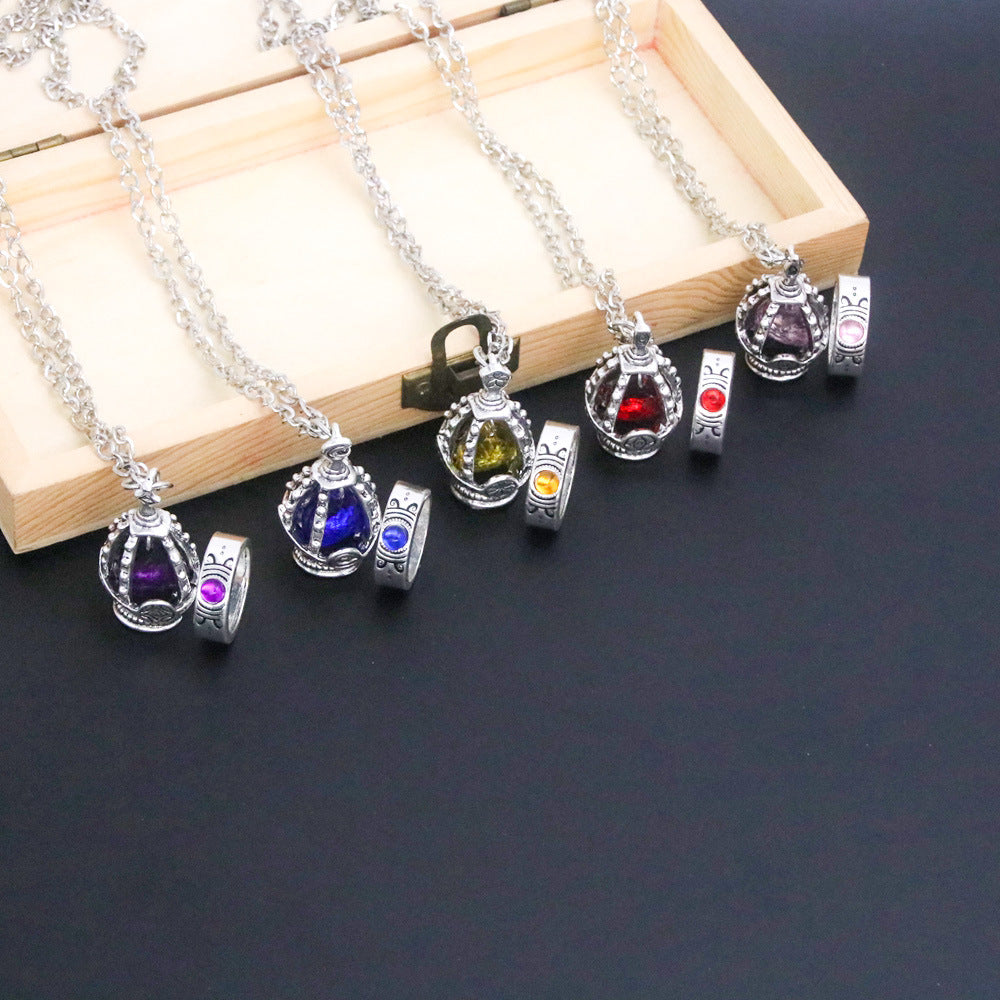 Anime Peripheral Magi Soul Gem Spirit Core Necklaces