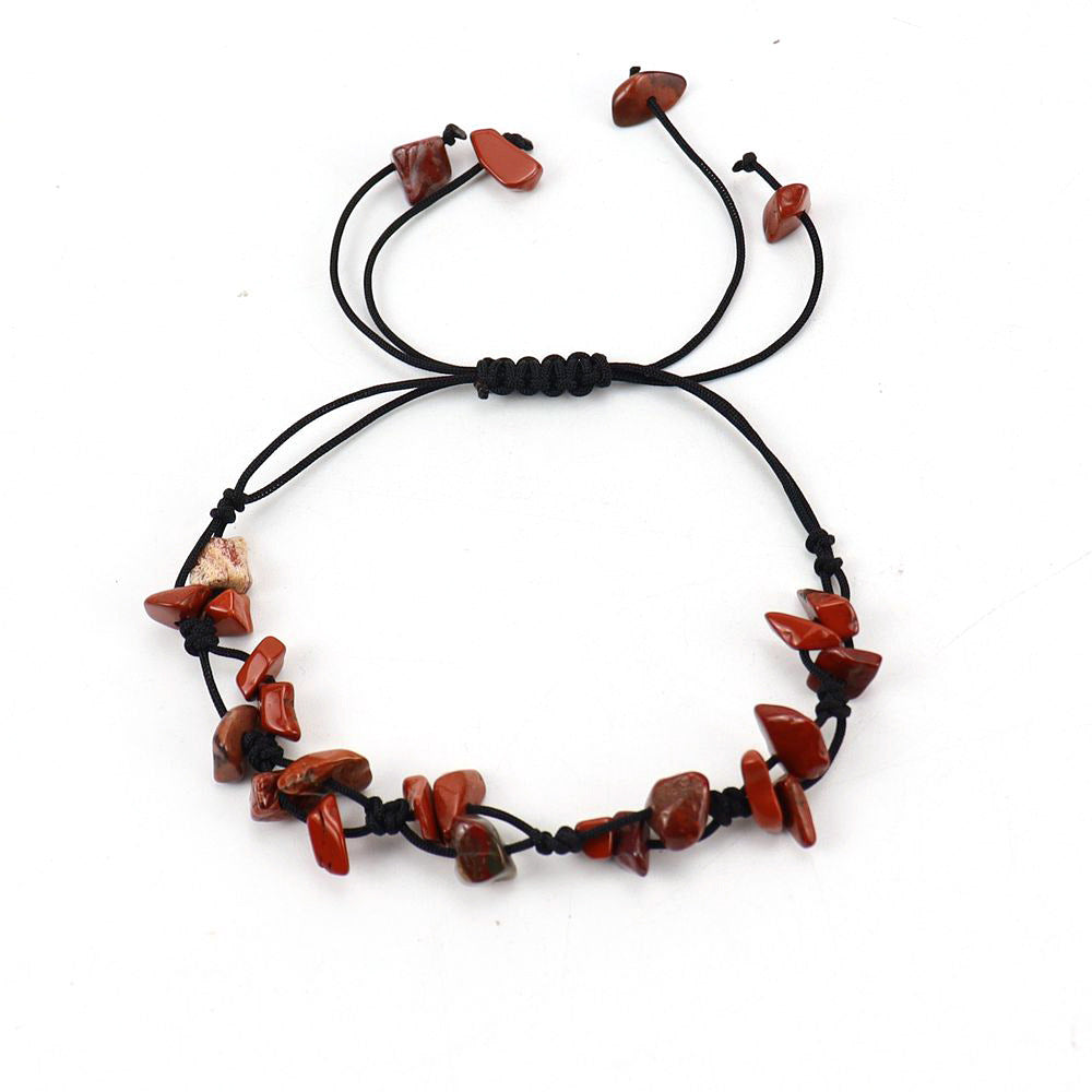 Live Vintage Hand-woven Natural Crystal Agate Bracelets