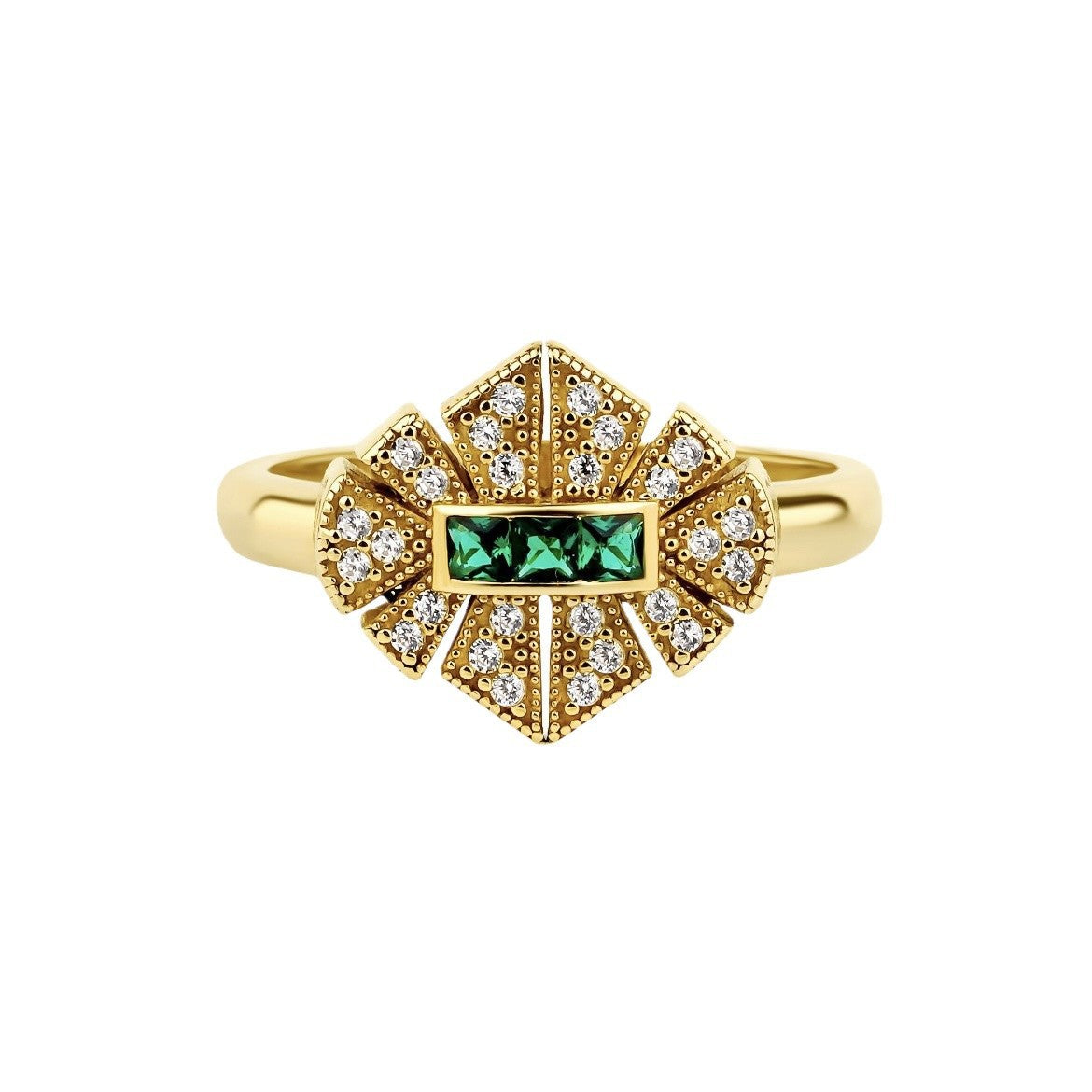 Women's Fashion Lace Niche Hollow Out Court Rings