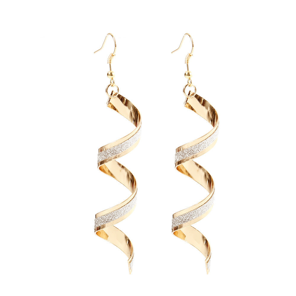 Fashion Ornament Popular Stickers Frosted Water Earrings