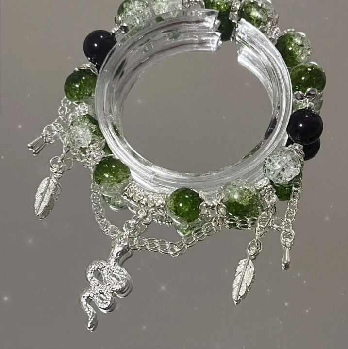 Style Ancient Bamboo Beaded Cold High-grade Bracelets
