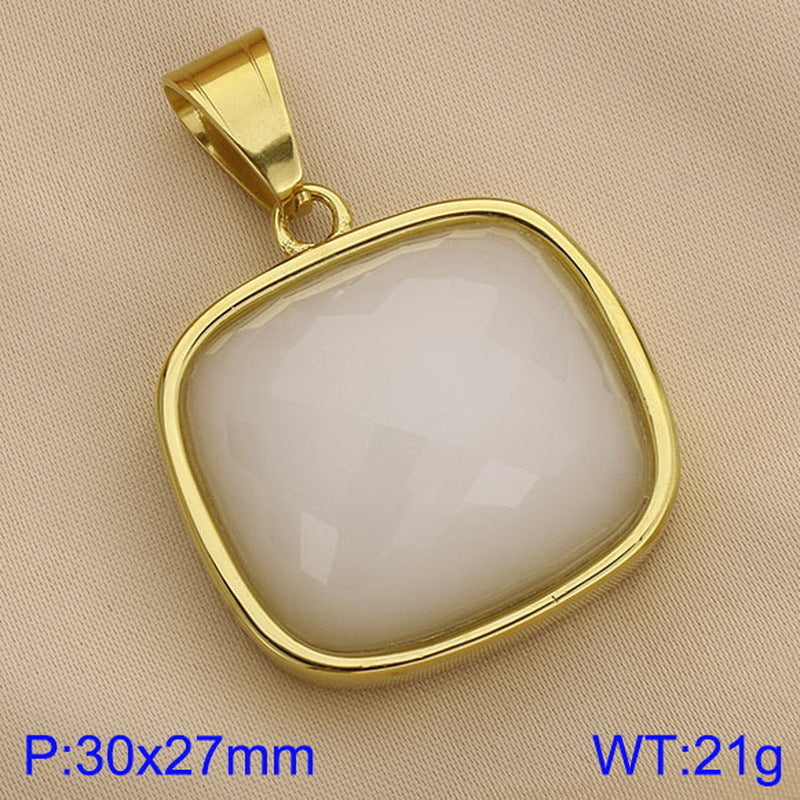 Elegant High Sense Square Multicolor Retro Pendants