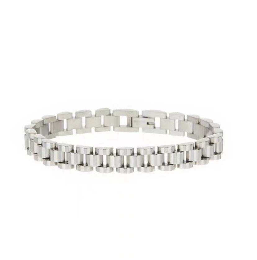 Fashion Popular Temperamental Stainless Steel Business Style Watch Bracelets