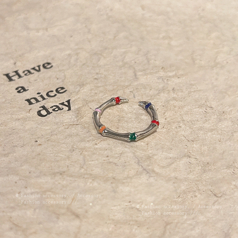 Niche Design Female Temperament Wild Personality Rings