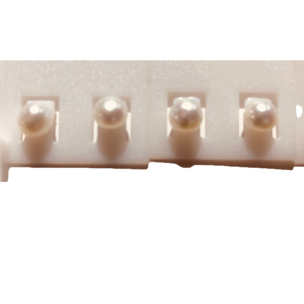 Freshwater Pearl Ear Near Round Sier Needle French Stud Earrings