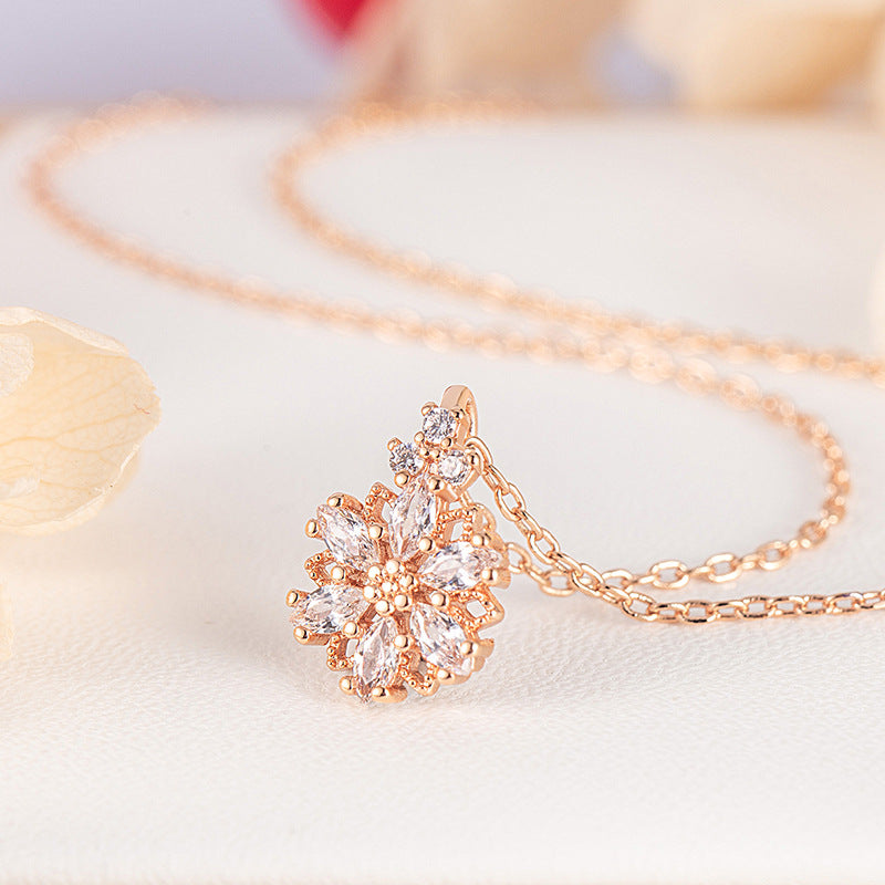 Limited Snowflake Snow Mowing Moonstone Tan Rings