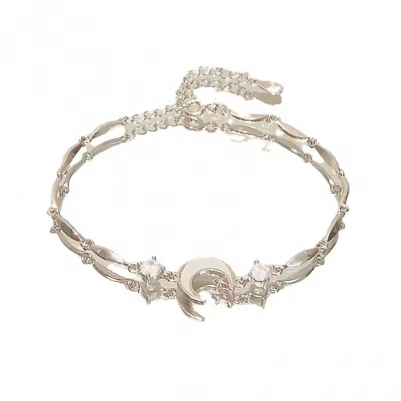 Pink Zircon Cherry Blossom Bow Female Special Bracelets