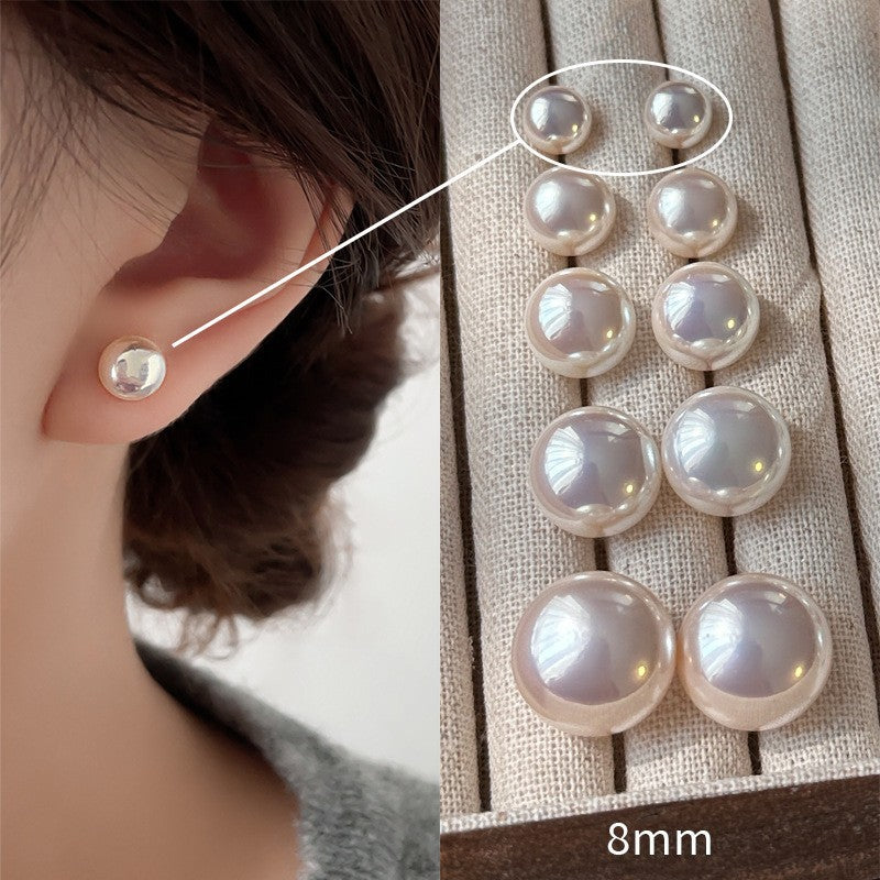 Women's Style High-grade Pearl For Sterling Sier Earrings