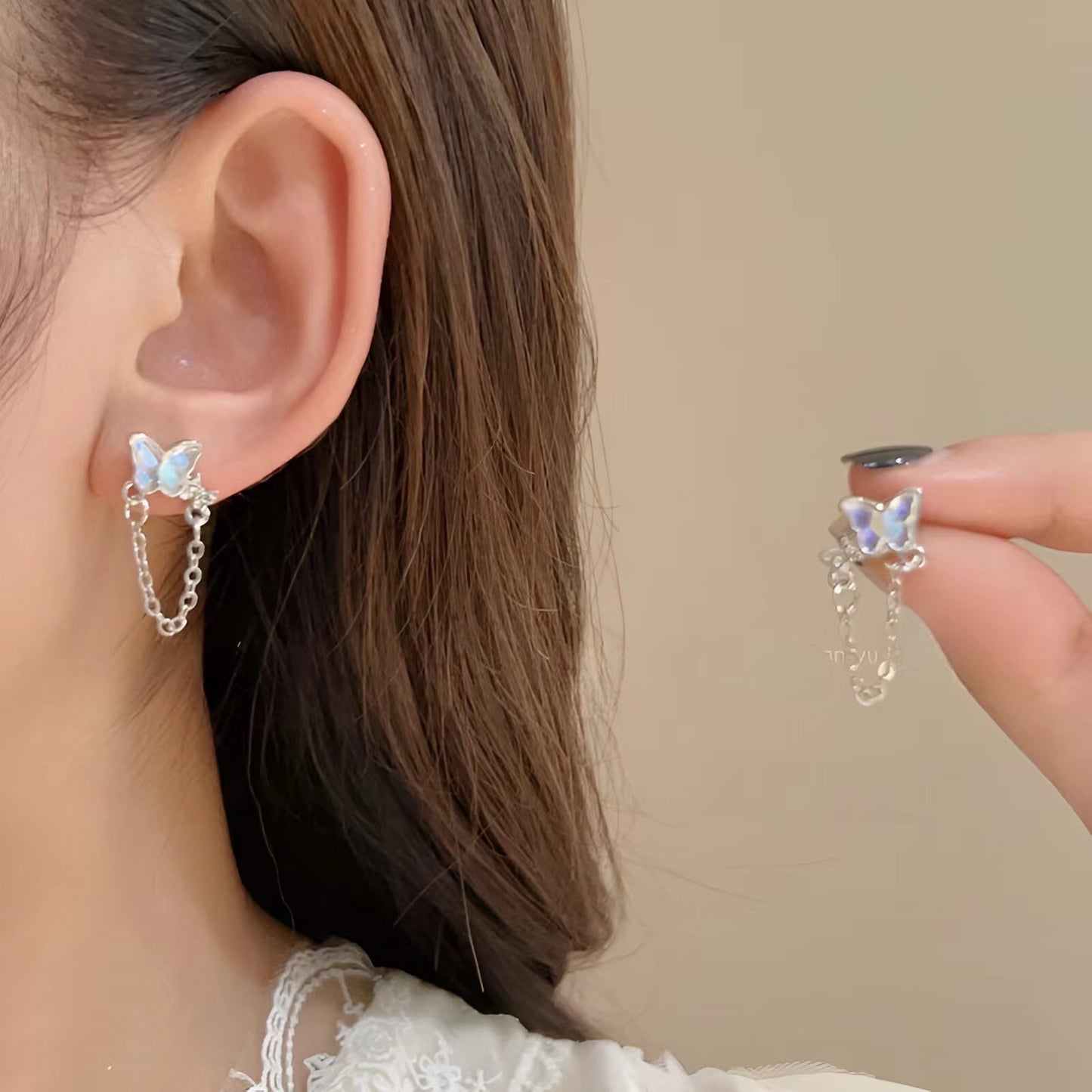 High-grade Female Niche Vintage Pearl Flower Elegant Earrings