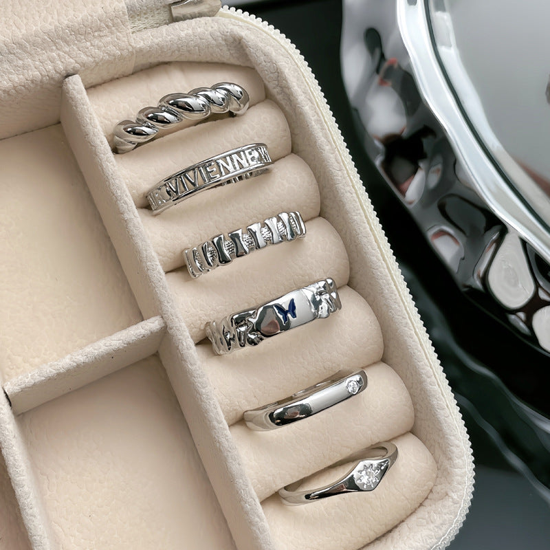 Unisex Style Temperamental Minority Design Sense Rings