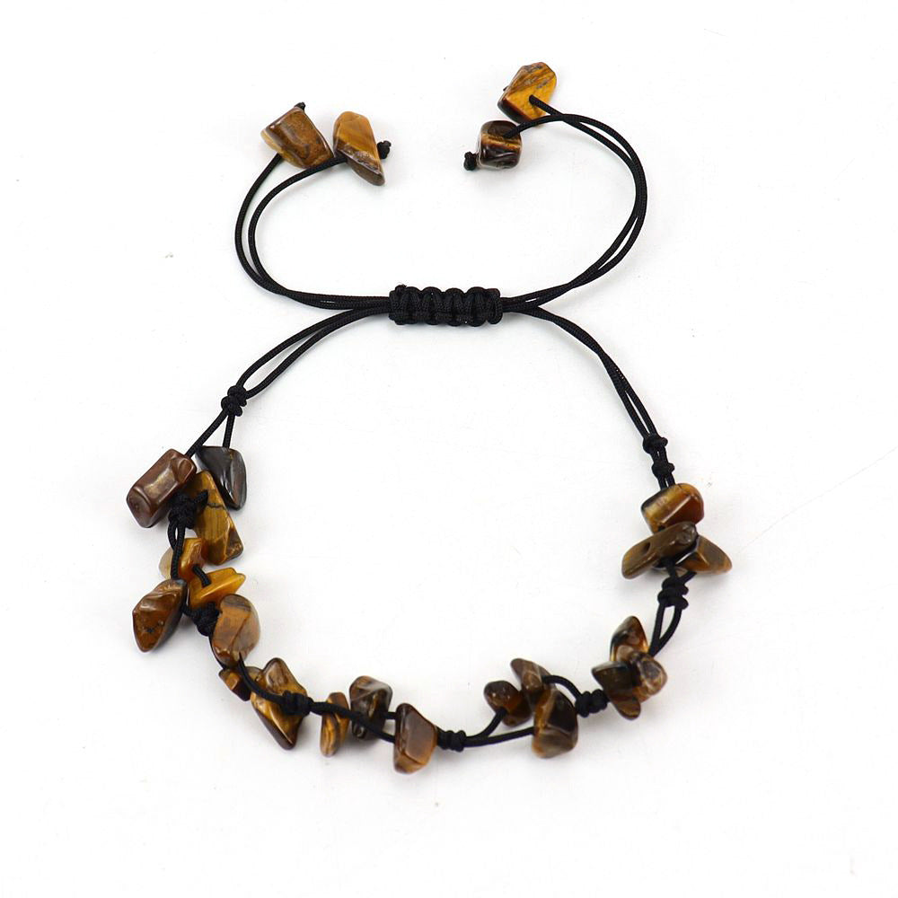Live Vintage Hand-woven Natural Crystal Agate Bracelets