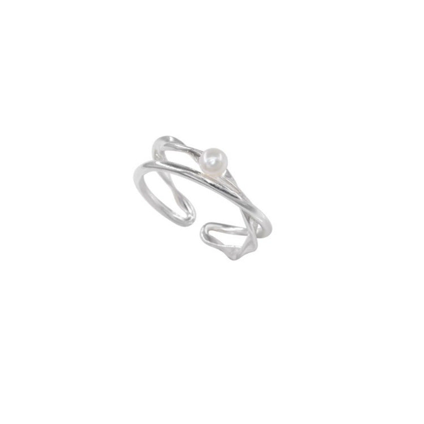 Women's Sterling Sier Style Niche High-grade Light Rings