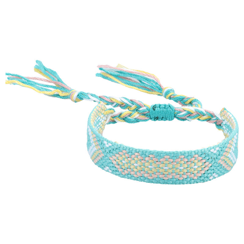 Style Woven Colorful Tassel Lucky Friendship Bracelets