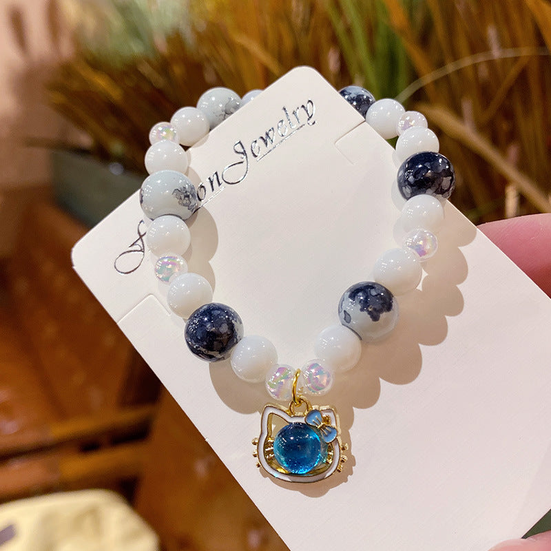 Women's High-grade Gourd Beaded Light Luxury Korean Style Girlfriends Bracelets