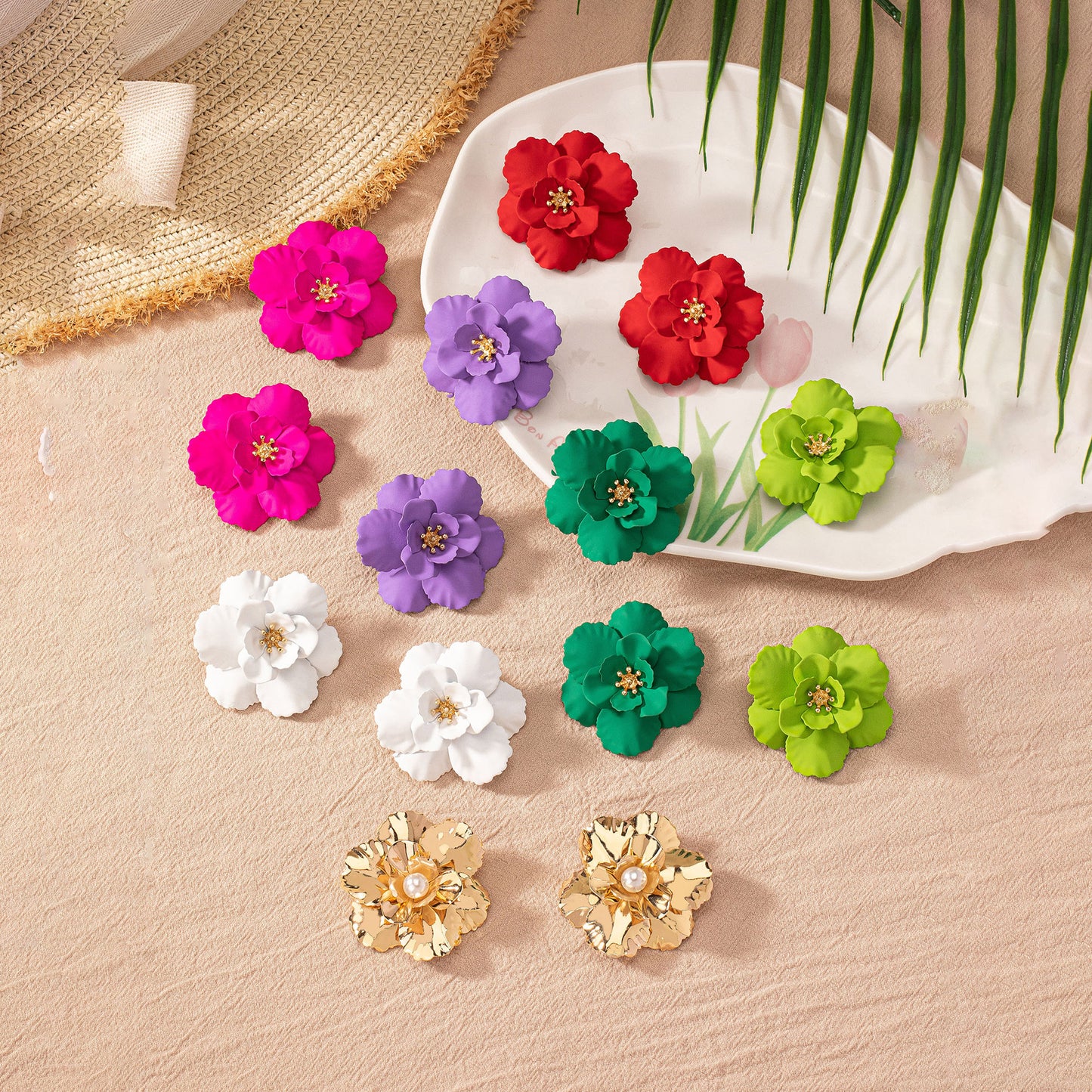 Women's Of Niche High-grade Fashion Commuter Simple Flower Earrings