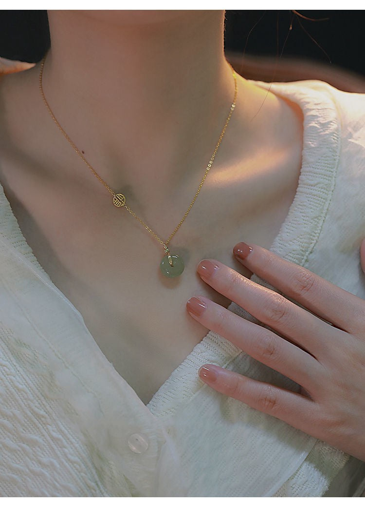 Jade Female Clavicle Chain Summer Cold Necklaces