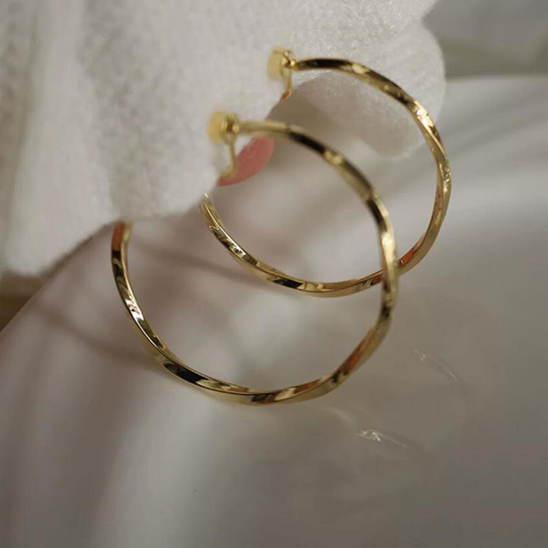 Women's Hoop Trendy Niche Design Elegant High-grade Earrings