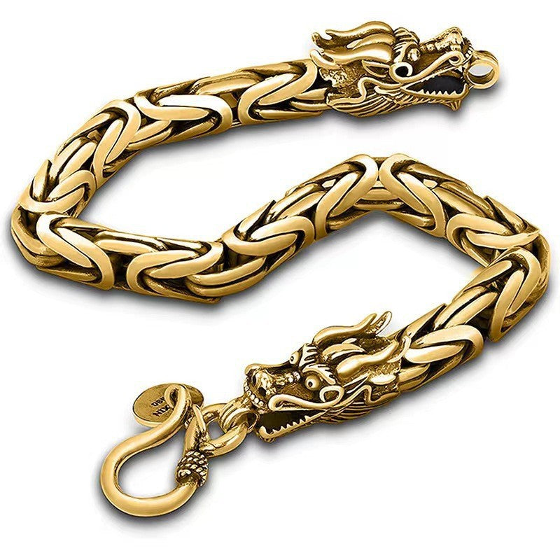 Men's Vintage Double-headed Keel Gothic Punk Dragon Bracelets
