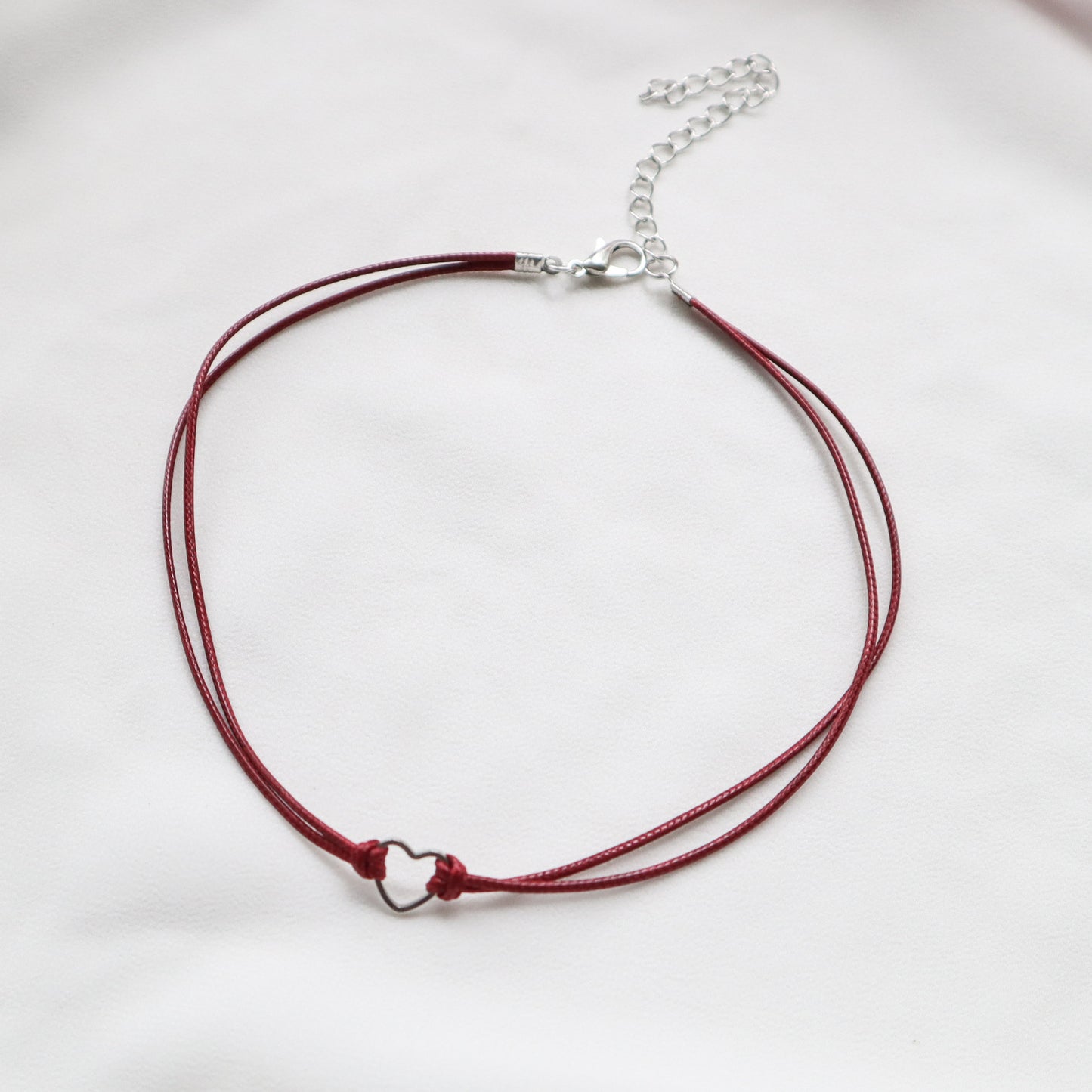 Women's Red Ornament Short Clavicle Chain For Necklaces