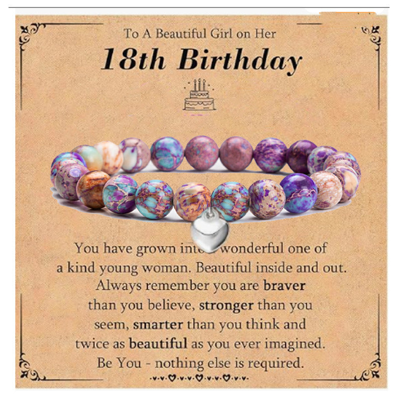 Heart Magnetic Powder Zebra Adjustable Hand Bracelets