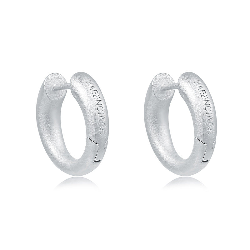 Punk Niche Personality Circle Disco Jumping Earrings