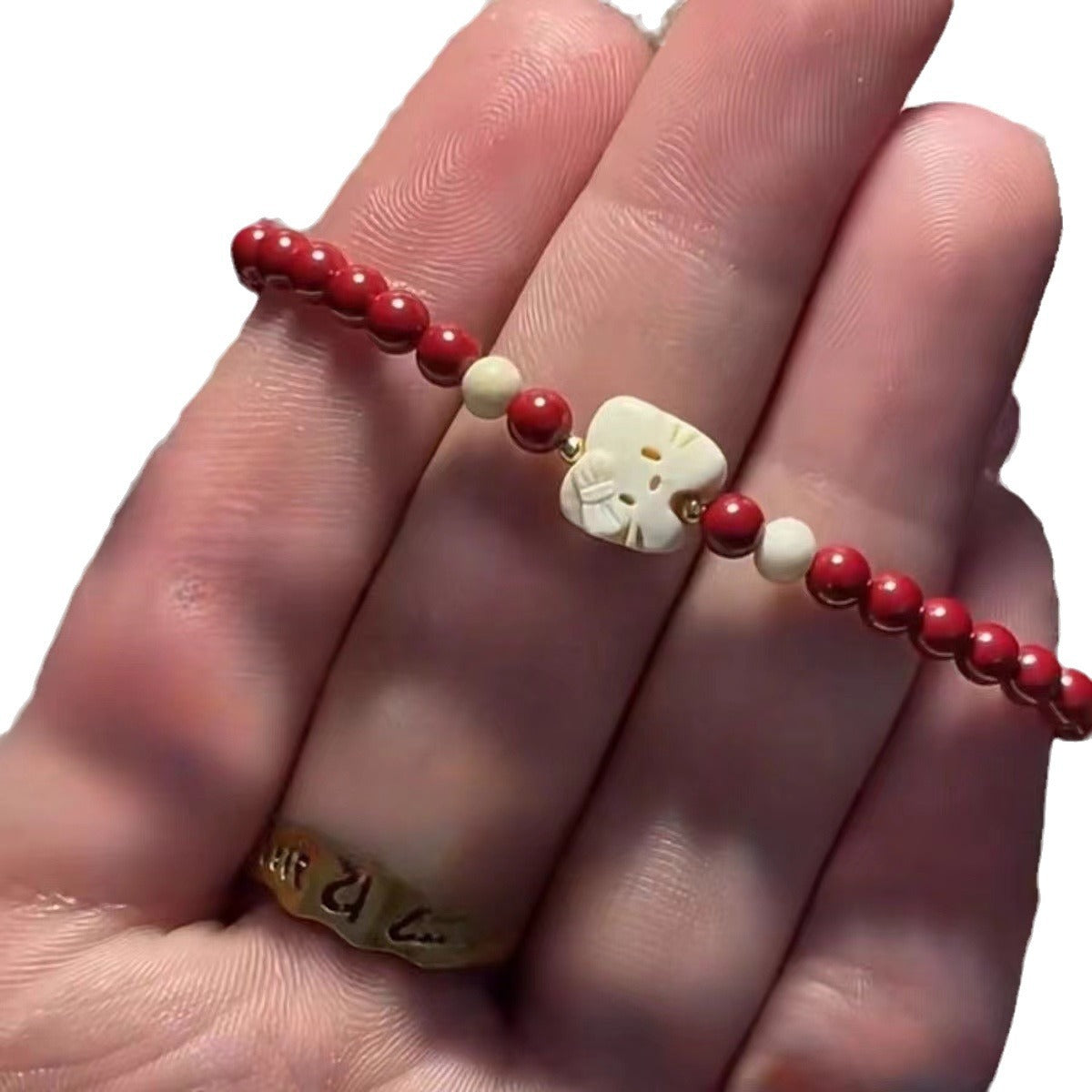 Women's Cute Kitten Bunny Beaded Design Zen Bracelets