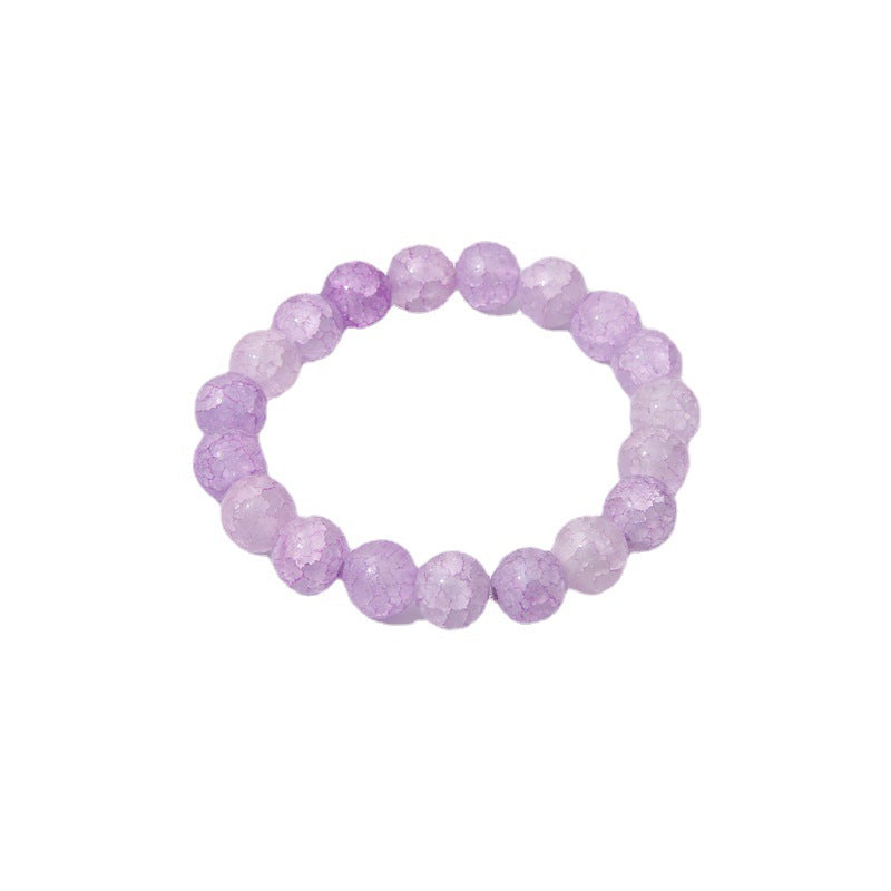 Jade Broken Glass Beaded Rosary Accessories Bracelets