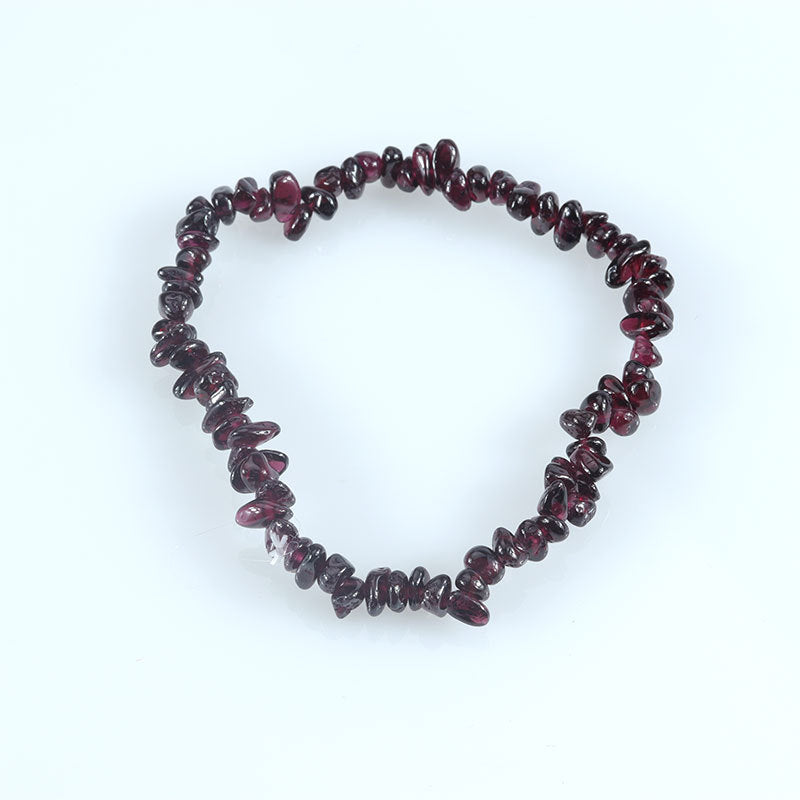 Natural Colorful Gravel Irregular Hand-woven Stretch Bracelets
