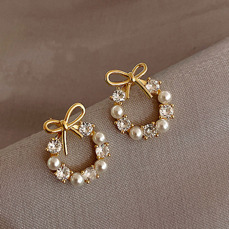 Luxury Mermaid Pearl Fashion High Sense Earrings