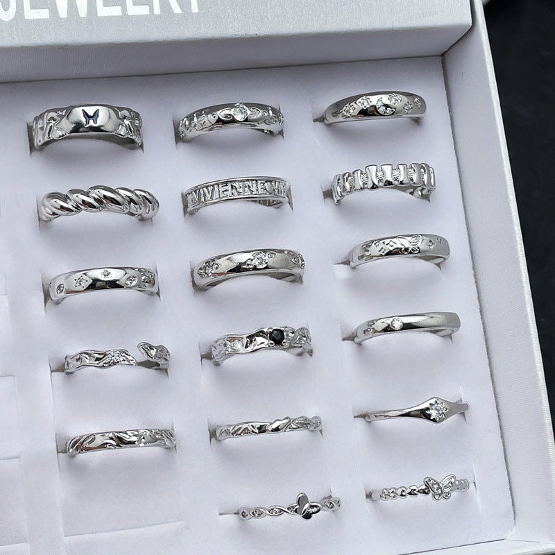 Unisex Style Temperamental Minority Design Sense Rings