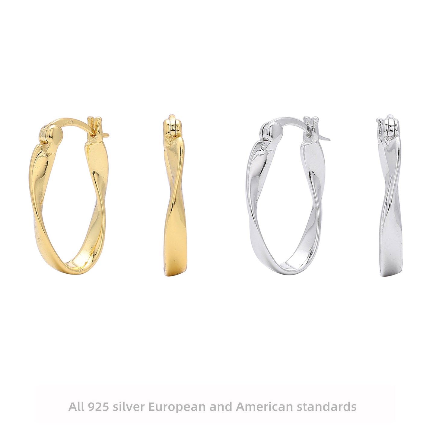 Mobius Wave Ear Personalized Cold Style Earrings