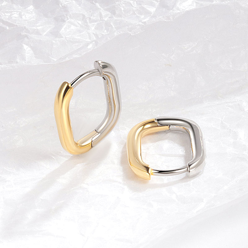 Women's Gold U-shaped Trendy Simple Style Geometric Earrings