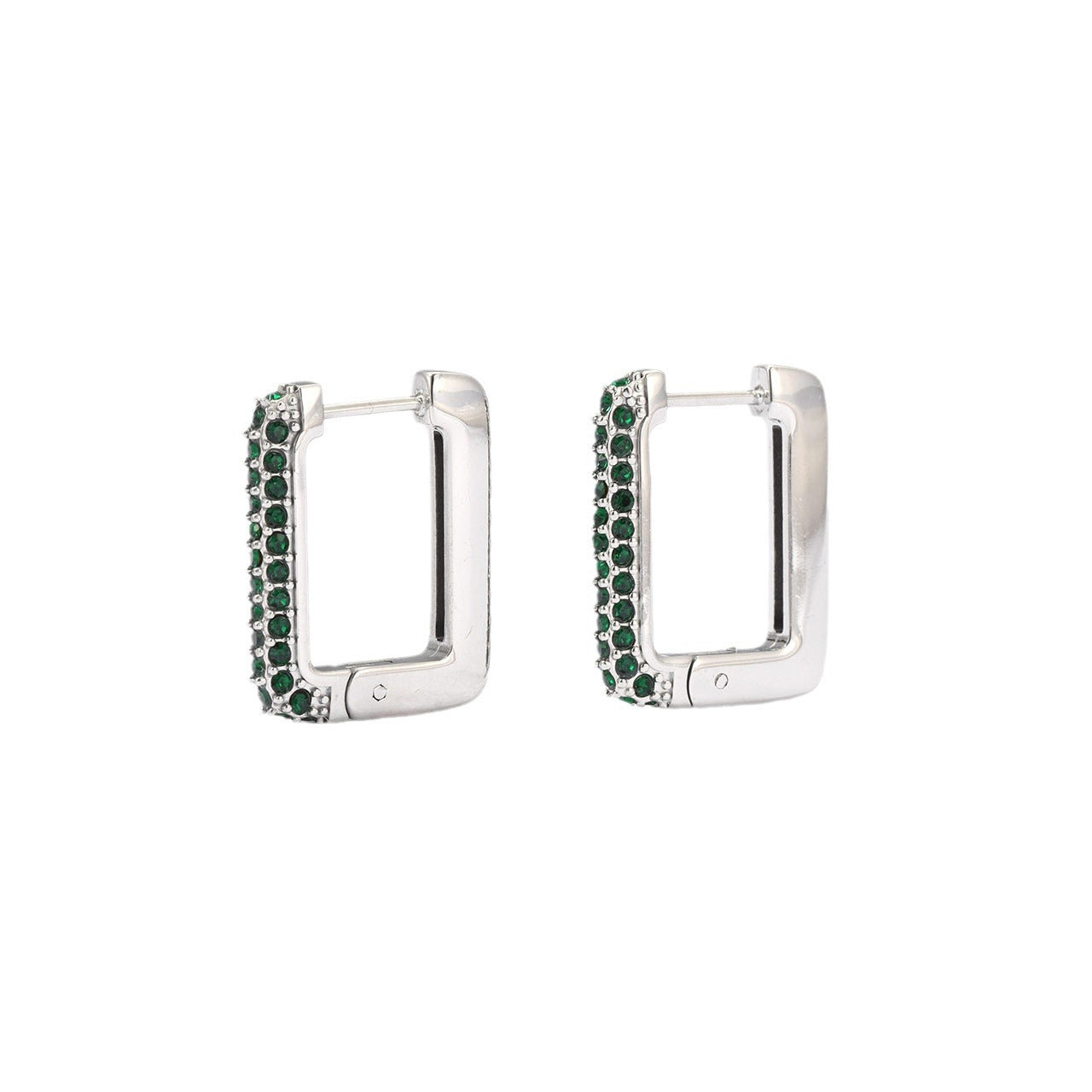 Square Fashion Ear Clips Advanced Design Earrings