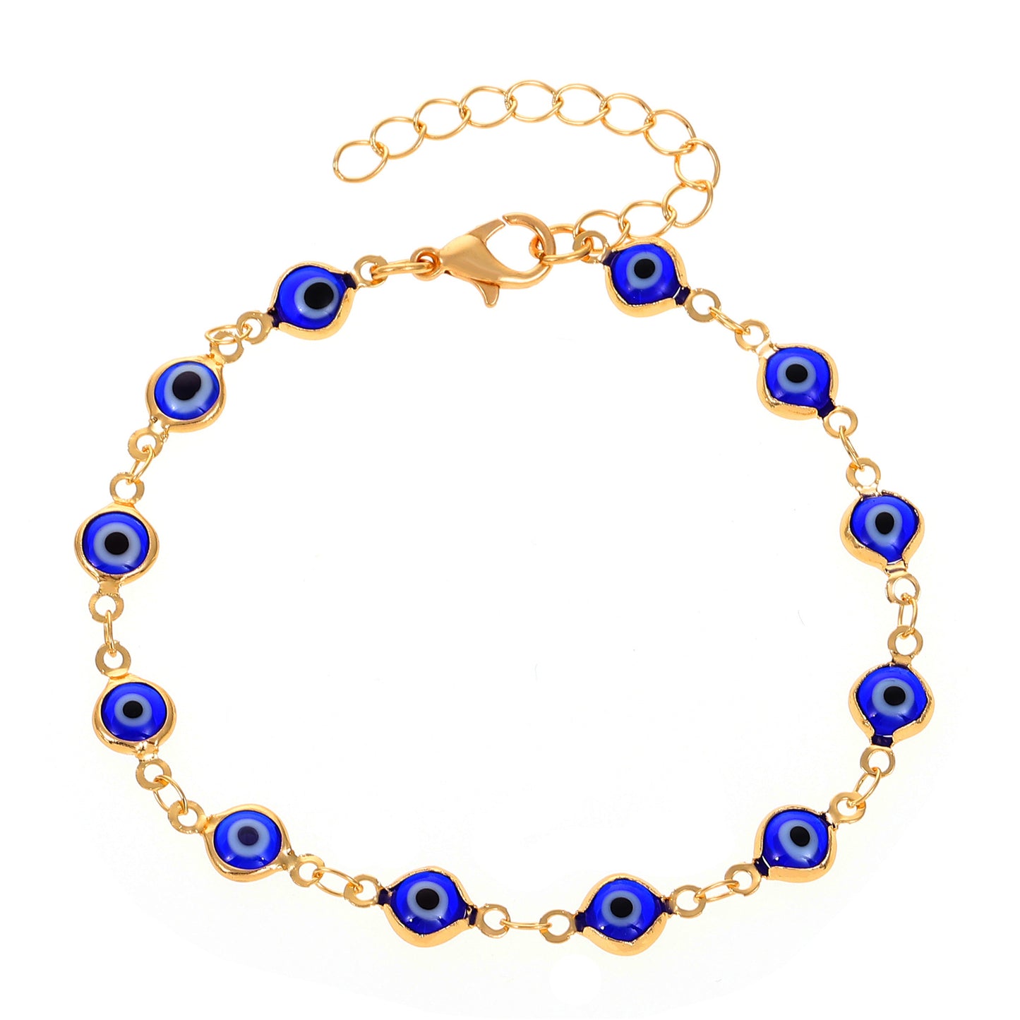 Women's Popular Devil's Eye Colorful Turkish Blue Bracelets